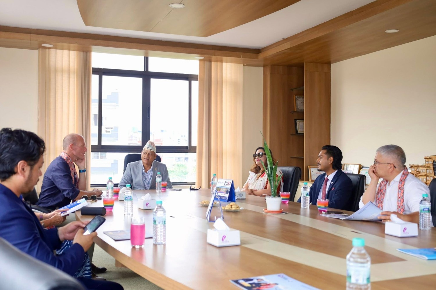 A short visit from His Excellency Mr. Simon Ernst, Ambassador of Australia to Nepal